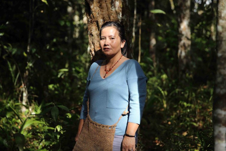 Delima Silalahi, aktivis lingkungan yang berfokus pada perlindungan hutan adat di Sumatra Utara, salah seorang penerima Goldman Environmental Prize 2023. [Edward Tigor/Goldman Environmental Prize]