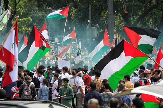 Ribuan Demo di Indonesia Dukung Palestina Pasca Gencatan Senjata