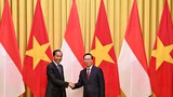 Jokowi bahas Laut China Selatan selama kunjungan di Hanoi