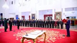 Presiden Joko Widodo lantik Agus Yudhoyono sebagai menteri agraria