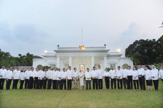 kabinet kerja jokowi-kala