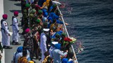 Dua Kapal AL Cina Tiba di Bali Bantu Angkat KRI Nanggala-402