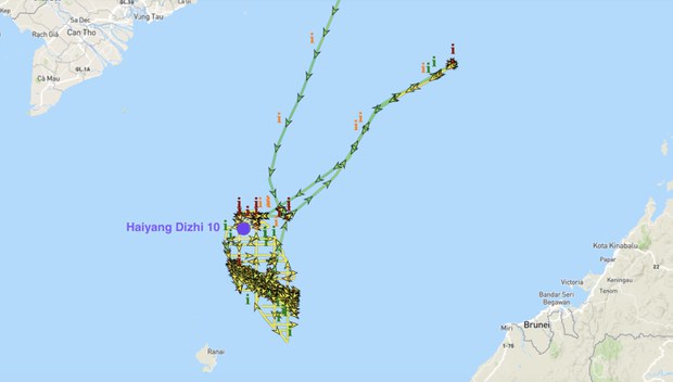 Kapal Survei China Kembali ke ZEE Indonesia di Laut Natuna Utara