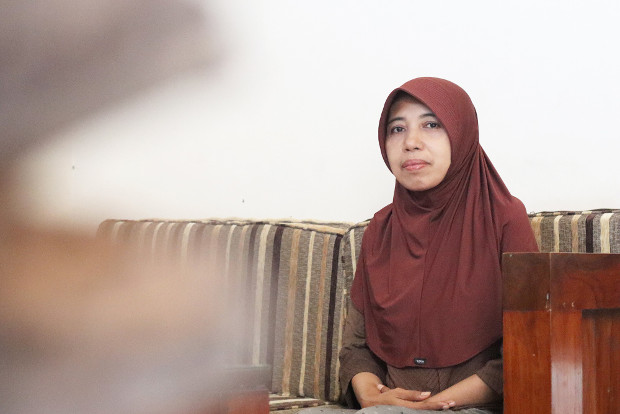 Pembina Kemasyarakatan Balai Pemasyarakatan Surakarta, Kristin Yuniastuti, saat ditemui di Solo, Jawa Tengah, 21 Oktober 2019. [Kusumasari Ayuningtyas/BeritaBenar]