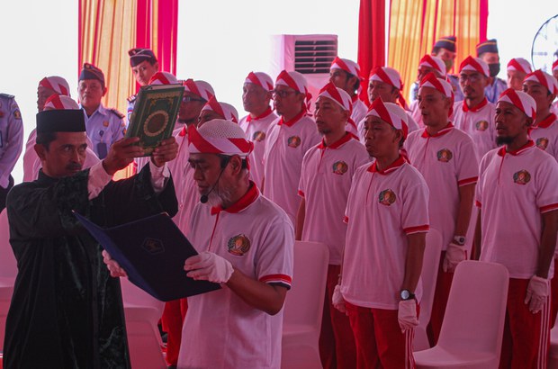 76 narapidana terorisme ucapkan ikrar setia kepada pemerintah Indonesia