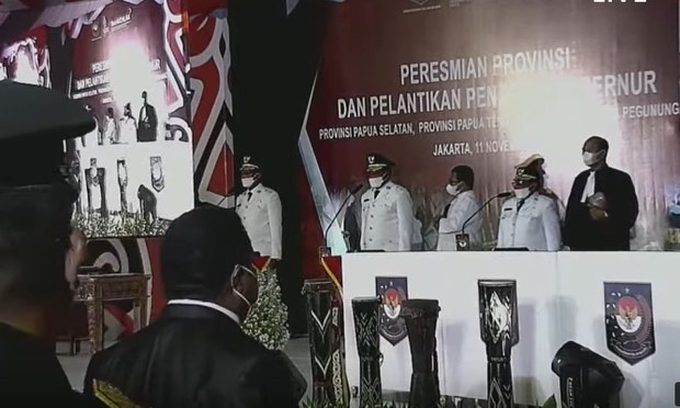Pemerintah lantik penjabat gubernur di tiga provinsi baru Papua Pemerintah lantik penjabat gubernur di tiga provinsi baru Papua
