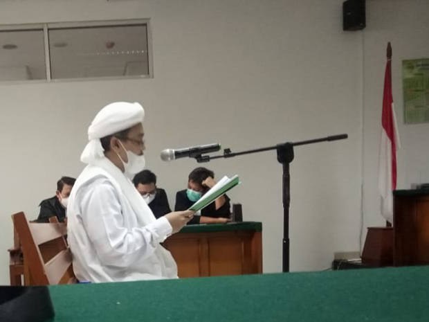 Rizieq Kecam 'Diskriminasi Hukum' dalam Kasus Pelanggaran Prokes Covid-19