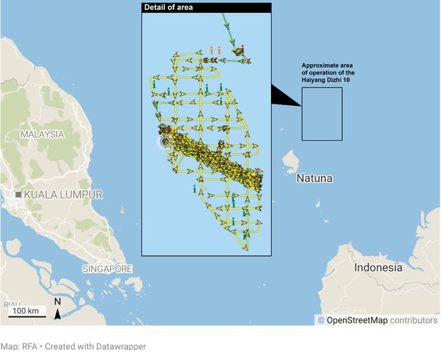 Kapal Survei China Berkeliaran di ZEE Indonesia Membuat Jakarta Dilema
