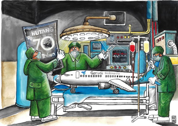 Garuda Indonesia di Tengah Pembengkakan Hutang Hingga Rp70 Triliun