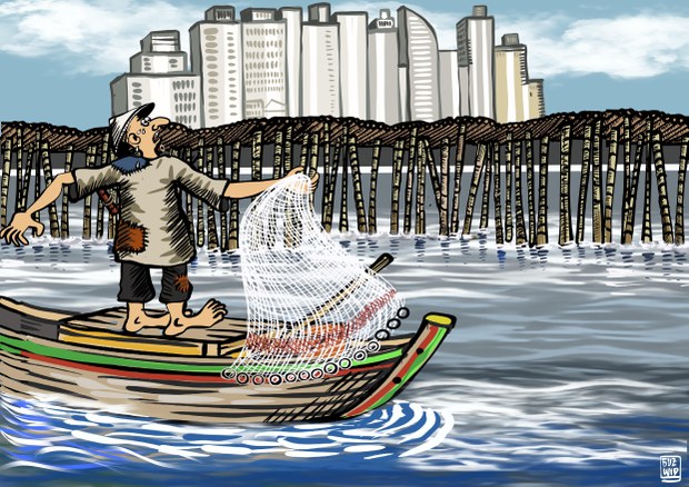 Dalamnya laut dapat diukur, pagarnya laut siapa yang tahu?⁣