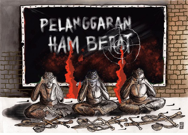 Penyesalan pemerintah atas pelanggaran HAM di masa lalu adalah sebuah kemajuan, tapi…