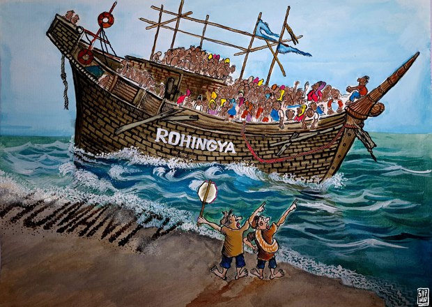 Pengungsi Rohingya, yang terlunta dan ditolak