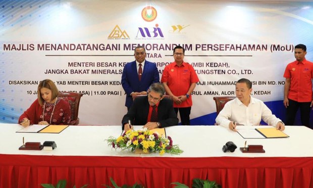 Syarikat kawalan kerajaan China salur sokongan teknikal bagi perlombongan nadir bumi di Kedah